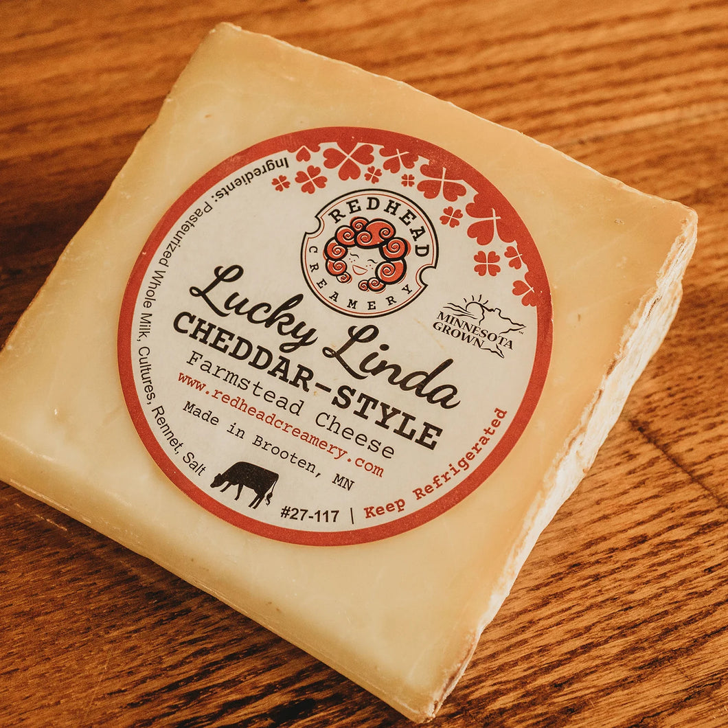 Lucky Linda Cheddar-Style Farmstead Cheese