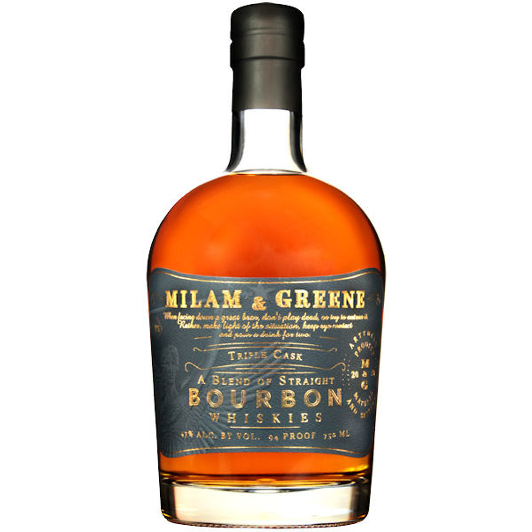 Milam & Greene Triple Cask Blend of Straight Bourbon Whiskies